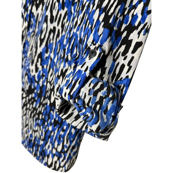 Talbots Womens Nantucket Blouse Medium Long Sleeve Button Down Office Career Top - Picture 6 of 9